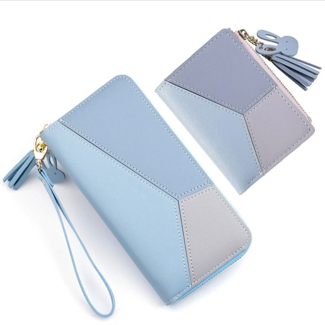 Fashion Wallets Zipper Coin Purse Lady Long Short Purses Handbags Women Clutch Cards Holder PU Leather Moneybag Billfold Wallet