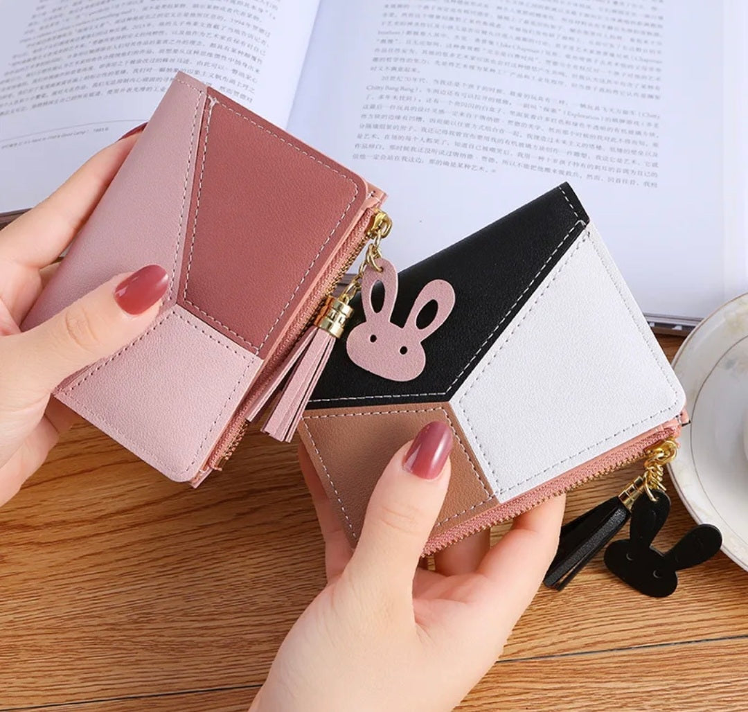 Fashion Wallets Zipper Coin Purse Lady Long Short Purses Handbags Women Clutch Cards Holder PU Leather Moneybag Billfold Wallet