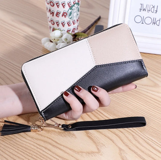 Fashion Wallets Zipper Coin Purse Lady Long Short Purses Handbags Women Clutch Cards Holder PU Leather Moneybag Billfold Wallet