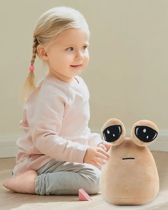 My Pet Alien Pou Plush Toy diburb Emotion Alien Plushie Stuffed Animal Doll Kids